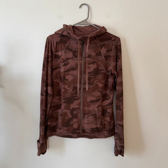 Lululemon Hooded Define Jacket *Nulu in Heritage 365 Camo Roasted Brown Multi - Picture 1 of 7